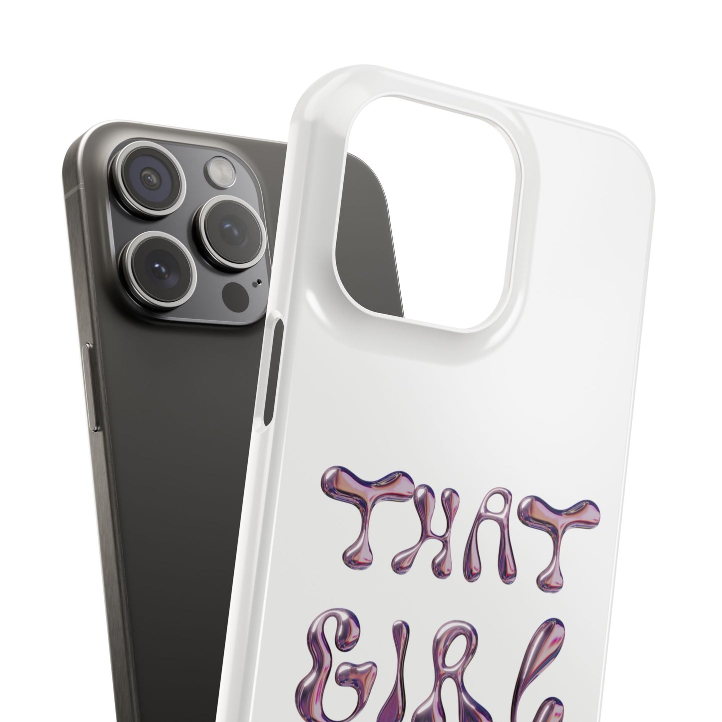 “That Girl” White Slim Phone Case