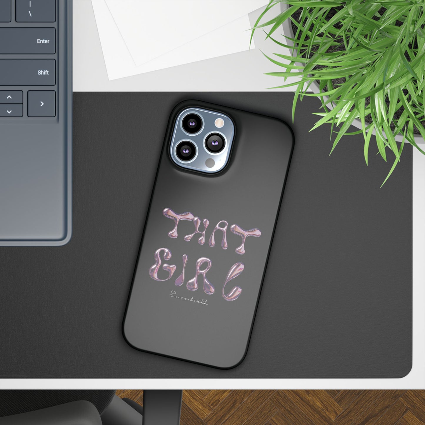 “That Girl” Black Slim Phone Case