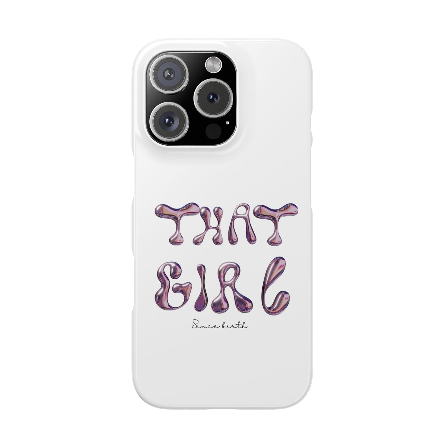 “That Girl” White Slim Phone Case