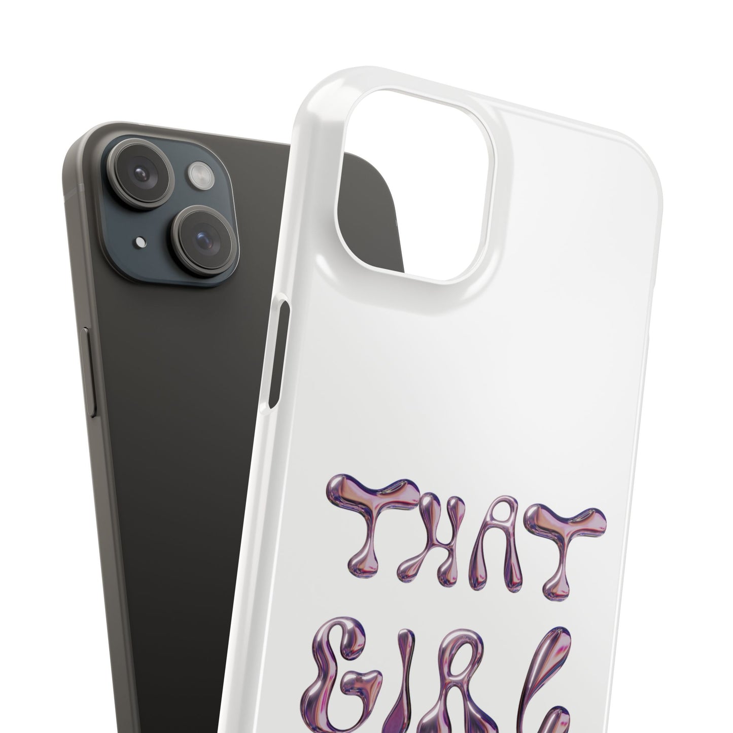 “That Girl” White Slim Phone Case