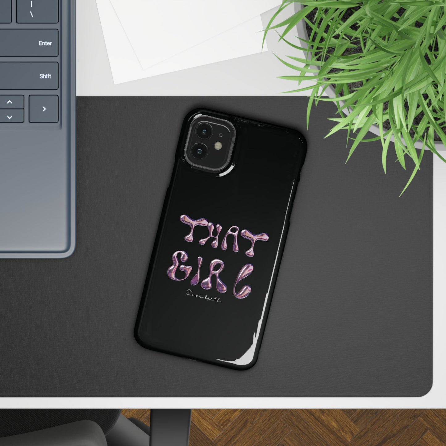 “That Girl” Black Slim Phone Case