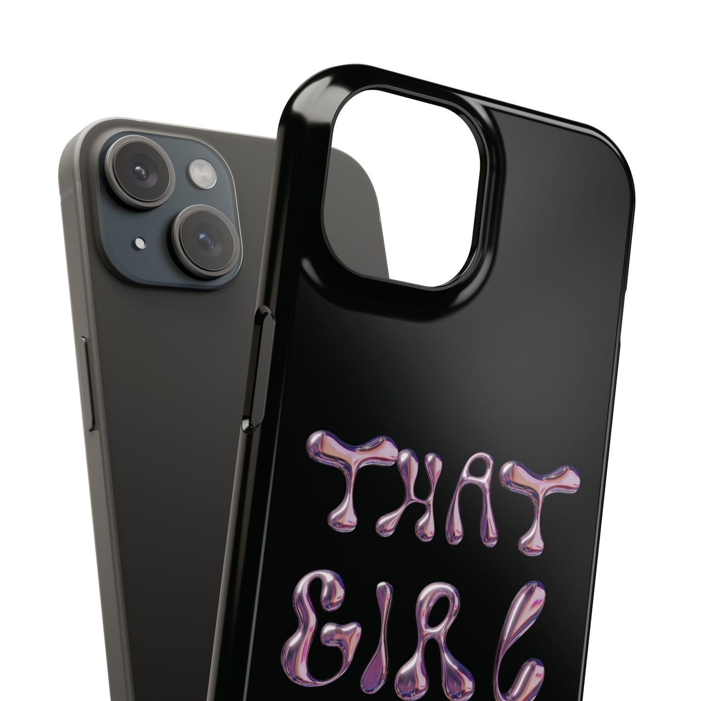 “That Girl” Black Slim Phone Case