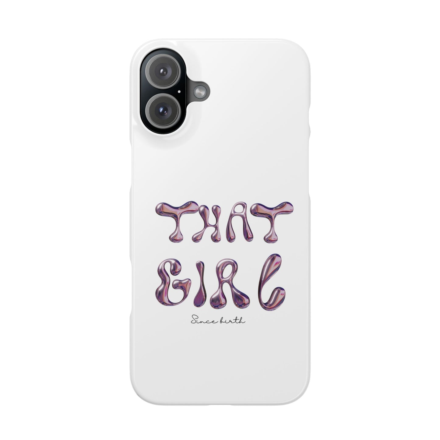 “That Girl” White Slim Phone Case