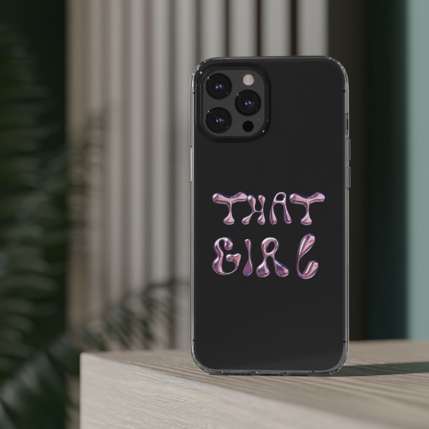 “That Girl” Clear Phone Case