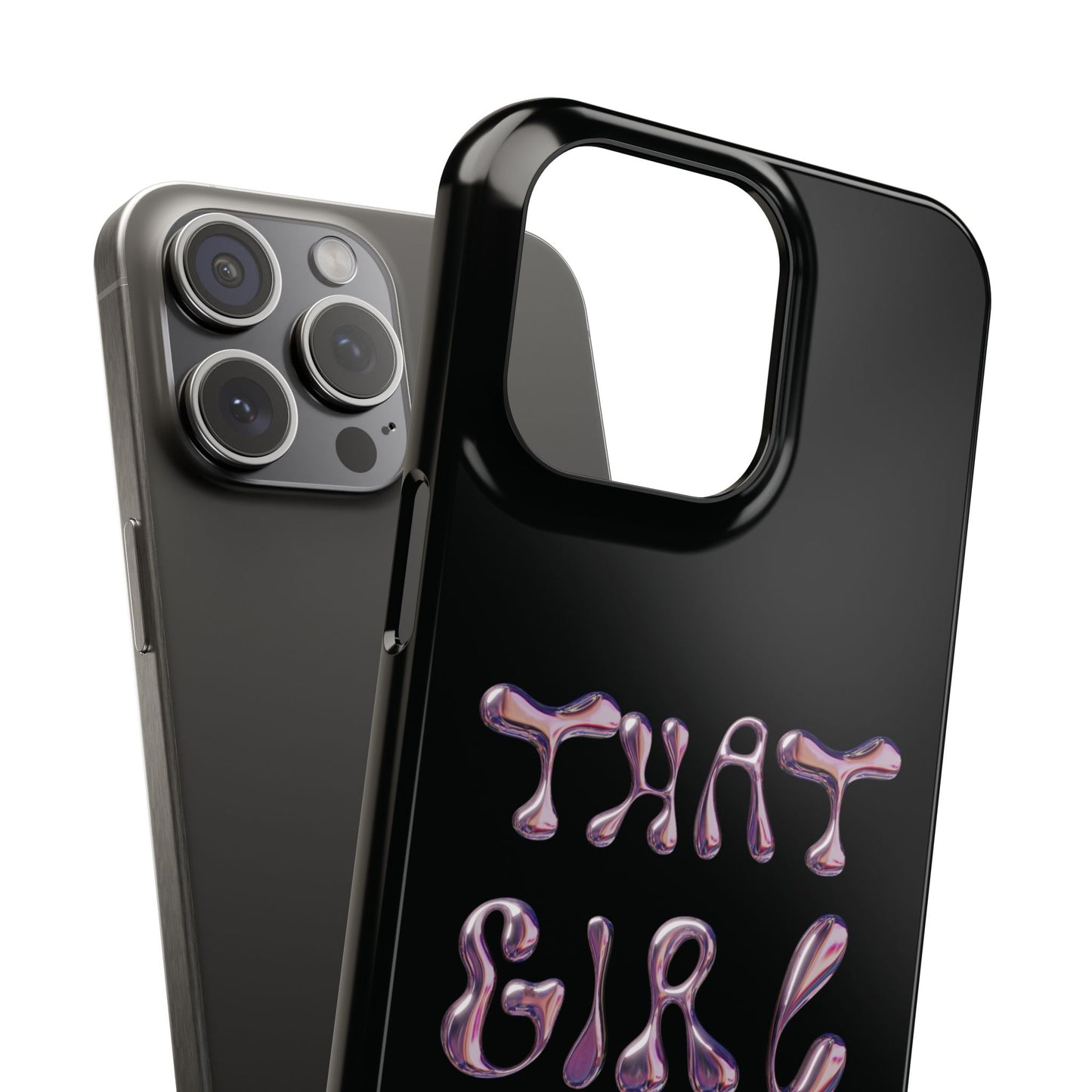 “That Girl” Black Slim Phone Case