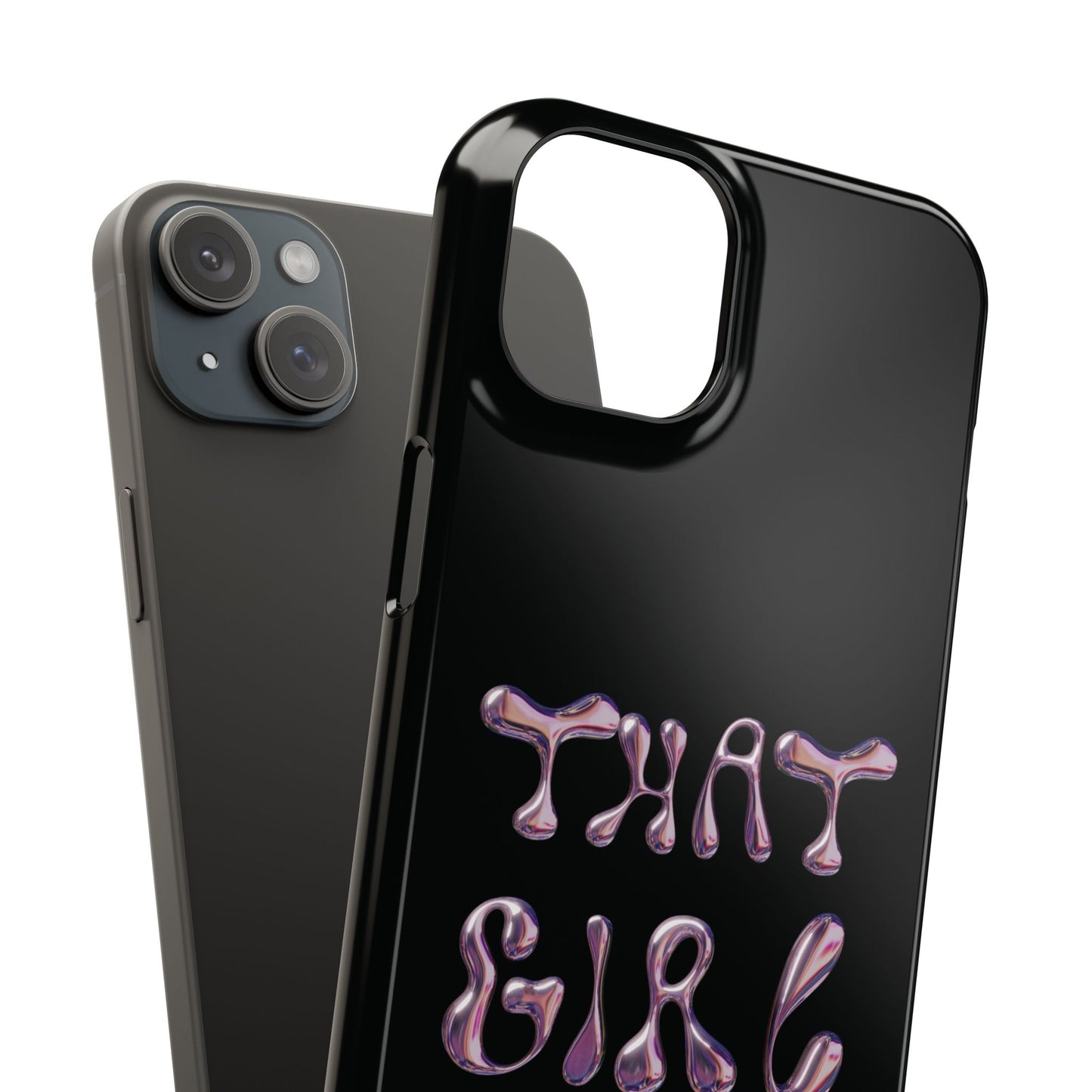 “That Girl” Black Slim Phone Case