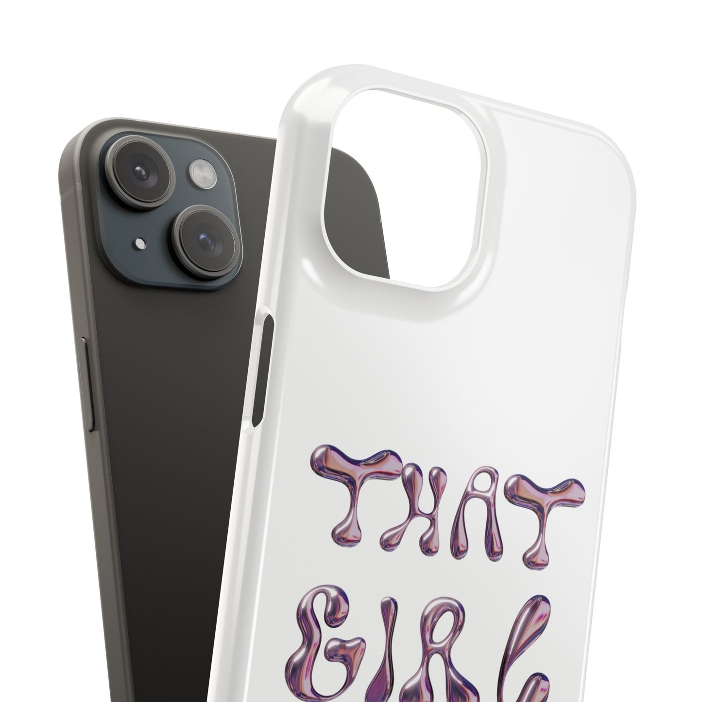 “That Girl” White Slim Phone Case