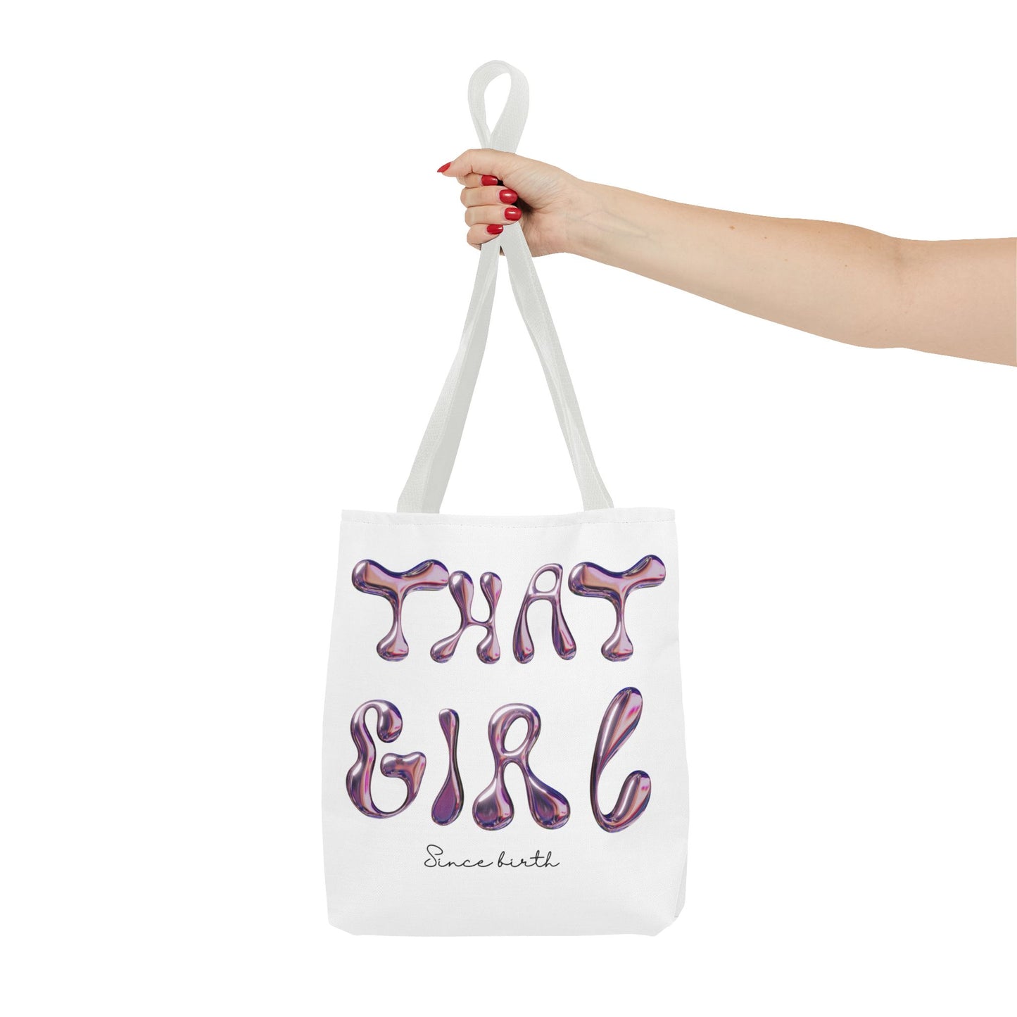 “That Girl” White Tote Bag