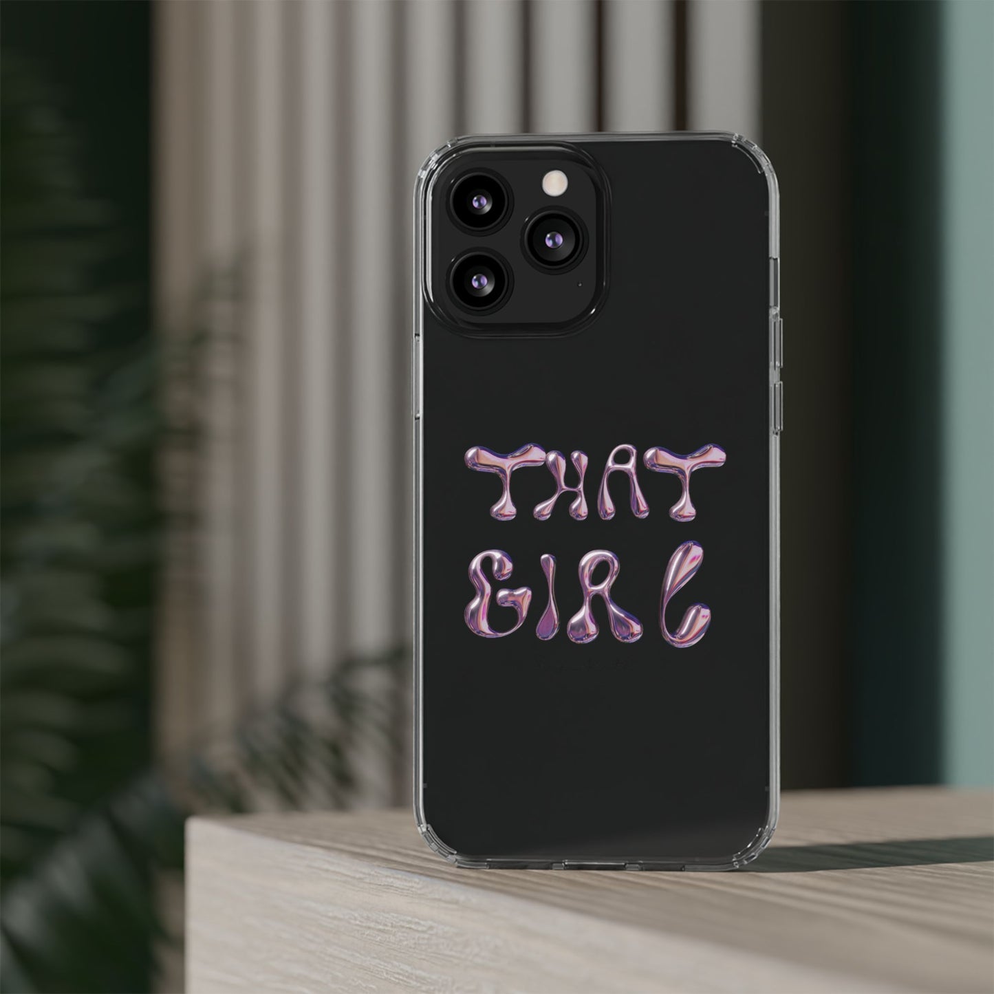 “That Girl” Clear Phone Case