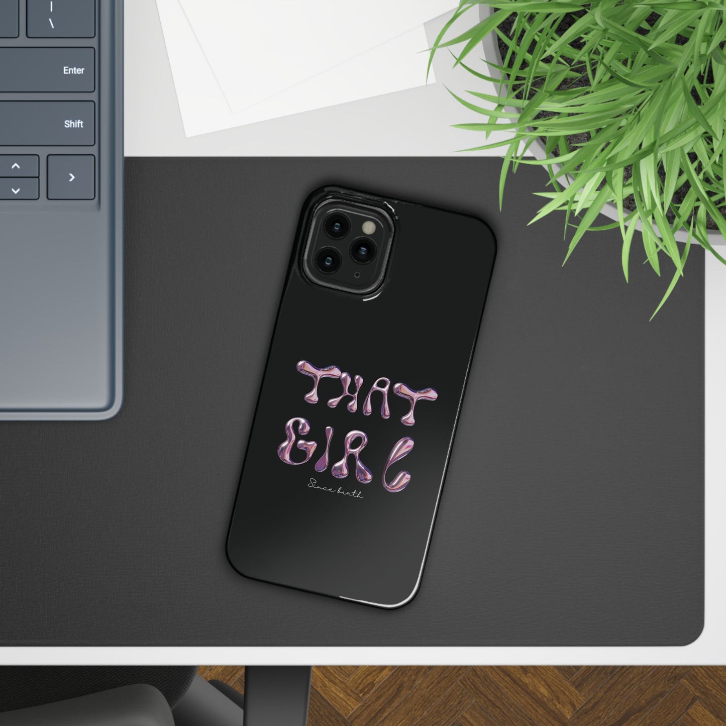 “That Girl” Black Slim Phone Case