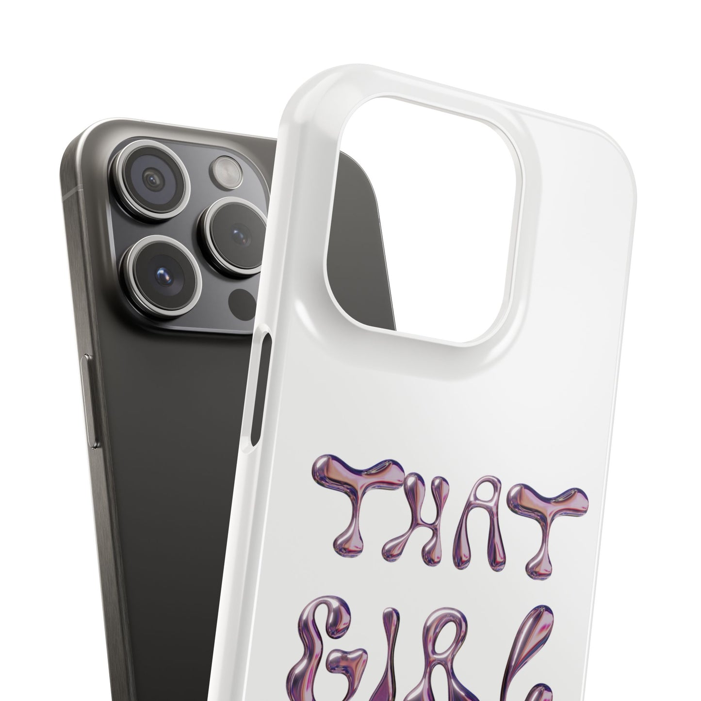 “That Girl” White Slim Phone Case