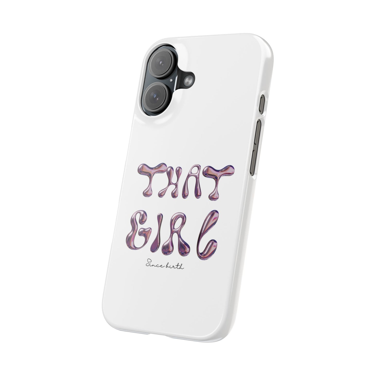 “That Girl” White Slim Phone Case