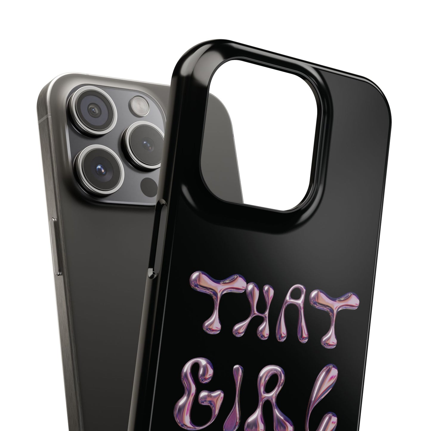 “That Girl” Black Slim Phone Case