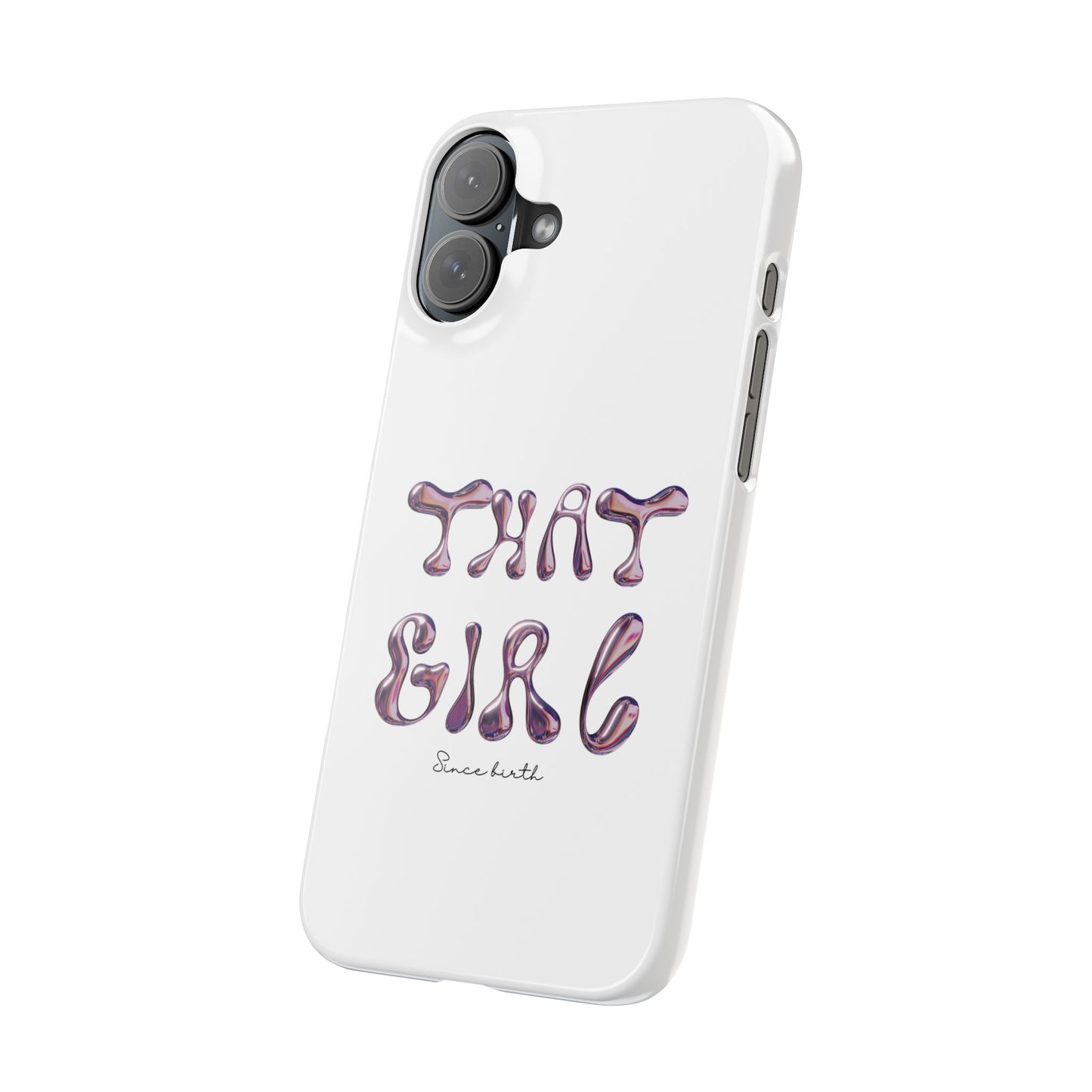 “That Girl” White Slim Phone Case