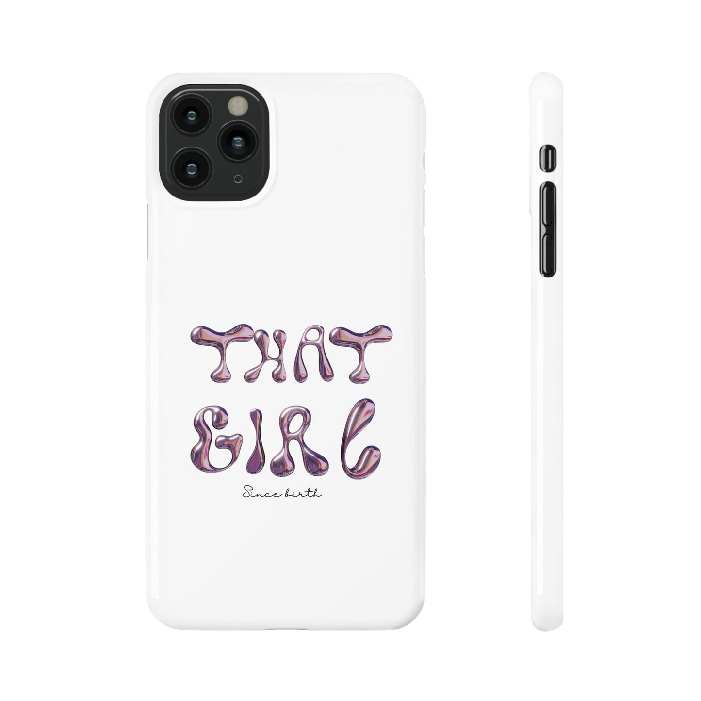 “That Girl” White Slim Phone Case