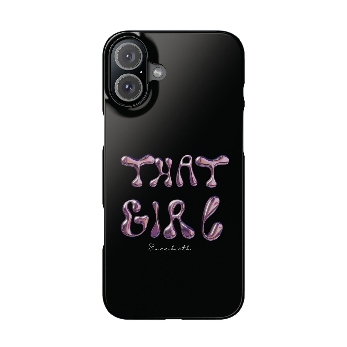 “That Girl” Black Slim Phone Case