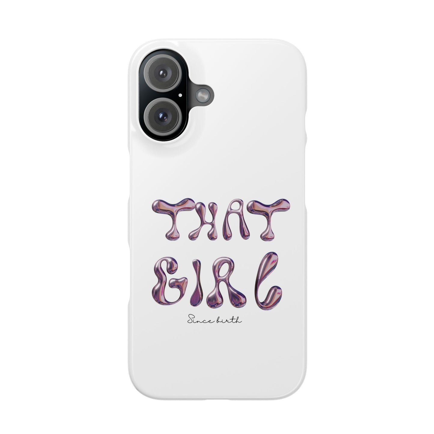 “That Girl” White Slim Phone Case