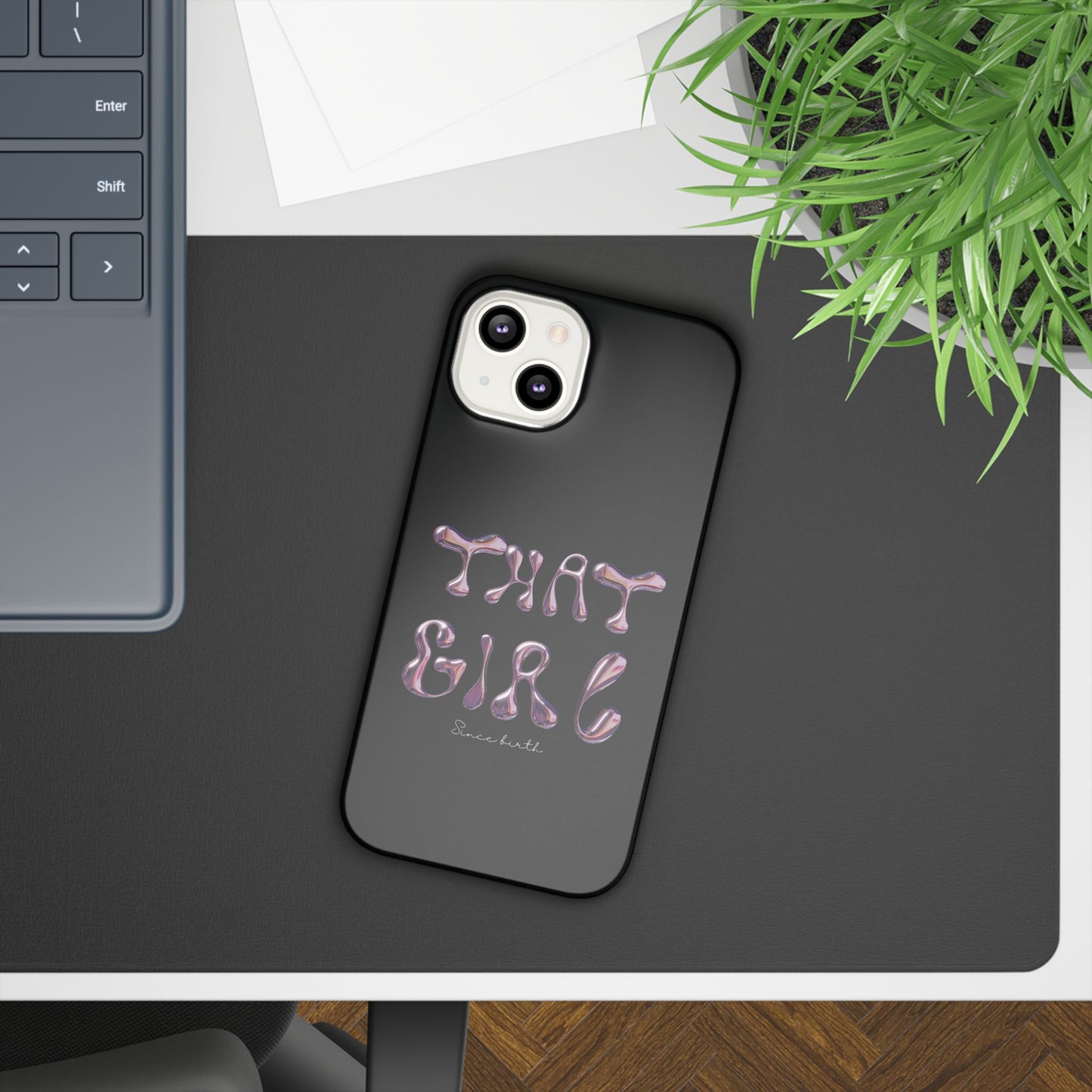 “That Girl” Black Slim Phone Case