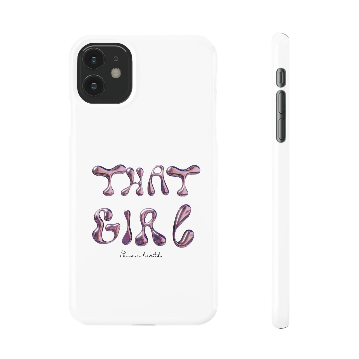 “That Girl” White Slim Phone Case