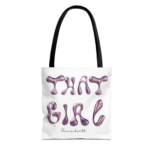 “That Girl” White Tote Bag